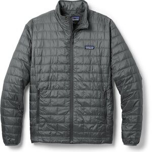 PATAGONIA Nano Puff Jacket - Forge Grey - Men's Size: S